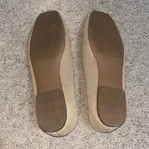 Vivaia Margot 2.0 Square-Toe V-Cut Flats Nutmeg 40 / 9 - Picture 6 of 11